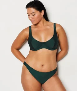 ETAM Con Aro|Cesta top de bikini VERDE