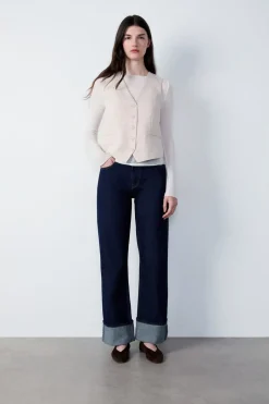ETAM Chaquetas Sin Mangas|Básicos|Chaleco de traje LINO