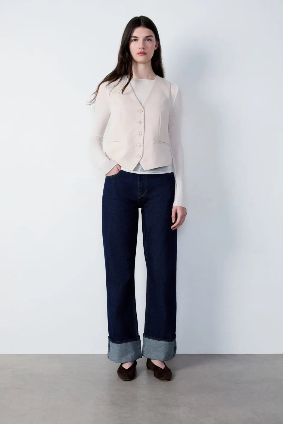 ETAM Chaquetas Sin Mangas|Básicos|Chaleco de traje LINO