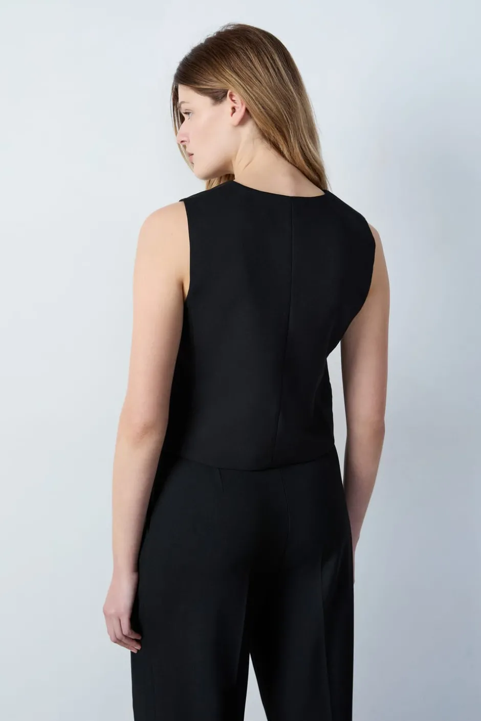 ETAM Chaquetas Sin Mangas|Básicos|Chaleco de traje NEGRO