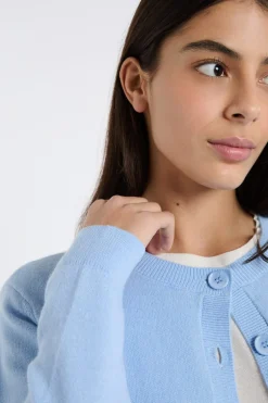 ETAM Chaquetas|Chaleco mini de manga larga AZUL