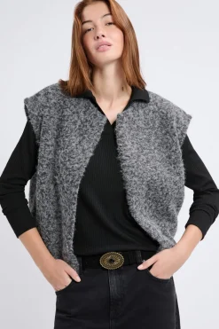 ETAM Chaquetas Sin Mangas|Sin Mangas|Chaleco sin mangas ANTRACITA