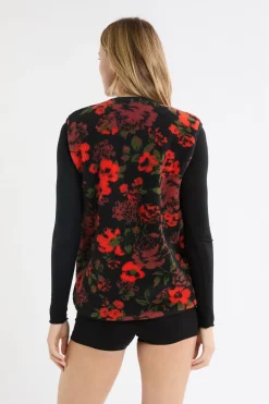ETAM Pijamas Calentitos|Ponchos, Sudaderas Y Chaquetas|Chaleco sin mangas con efecto sherpa MULTICOLOR