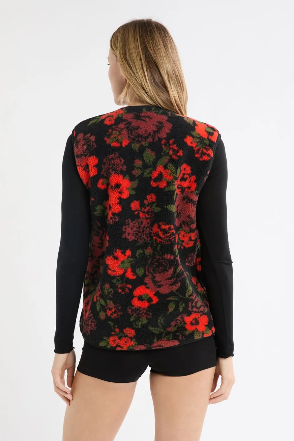 ETAM Pijamas Calentitos|Ponchos, Sudaderas Y Chaquetas|Chaleco sin mangas con efecto sherpa MULTICOLOR