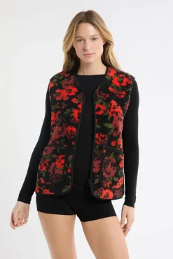 ETAM Pijamas Calentitos|Ponchos, Sudaderas Y Chaquetas|Chaleco sin mangas con efecto sherpa MULTICOLOR