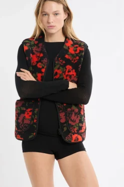ETAM Pijamas Calentitos|Ponchos, Sudaderas Y Chaquetas|Chaleco sin mangas con efecto sherpa MULTICOLOR