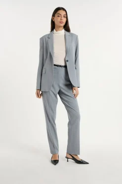 ETAM Chaquetas|Blazers|Chaqueta blazer con botones GRIS