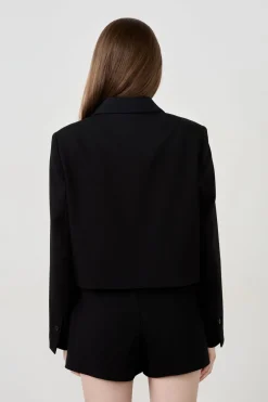 ETAM Chaquetas|Blazers|Chaqueta blazer corta NEGRO