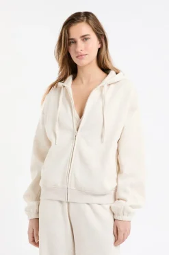 ETAM Homewear|Ponchos, Sudaderas Y Chaquetas|Chaqueta con capucha y algodón BEIGE