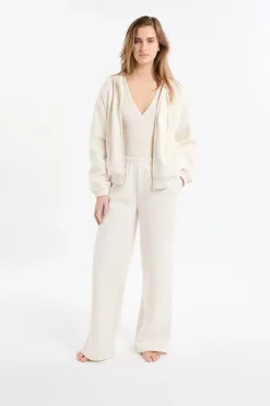 ETAM Homewear|Ponchos, Sudaderas Y Chaquetas|Chaqueta con capucha y algodón BEIGE