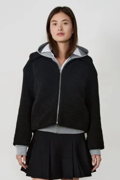 ETAM Chaquetas|Abrigos Cortos|Chaqueta con cremallera NEGRO