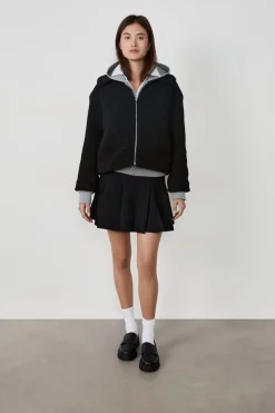 ETAM Chaquetas|Abrigos Cortos|Chaqueta con cremallera NEGRO