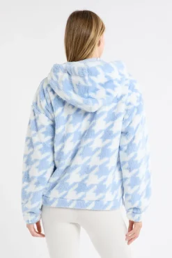 ETAM Los Pijamas Más Responsables|Ponchos, Sudaderas Y Chaquetas|Chaqueta con estampado efecto polar Azul