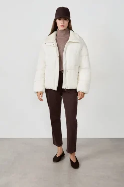 ETAM Abrigos Cortos|Plumíferos|Chaqueta corta BEIGE
