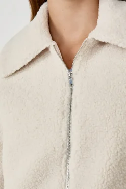 ETAM Chaquetas|Abrigos Cortos|Chaqueta de piel sintética BLANCO