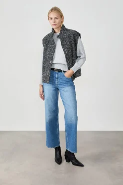 ETAM Chaquetas Sin Mangas|Chaquetas|Chaqueta sin mangas GRIS