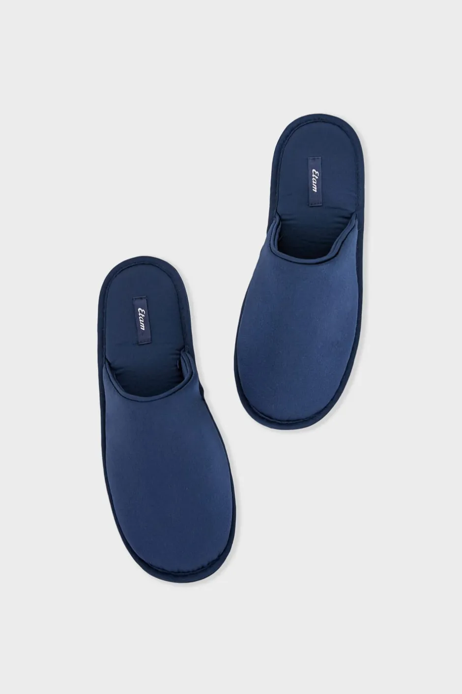 ETAM Zapatillas|Chaussons mules satinés MARINE