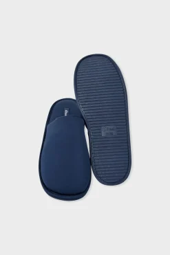 ETAM Zapatillas|Chaussons mules satinés MARINE