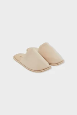 ETAM Zapatillas|Chaussons mules satinés OR
