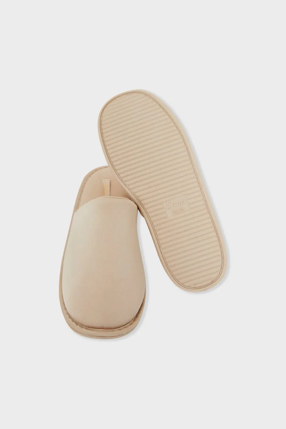ETAM Zapatillas|Chaussons mules satinés OR