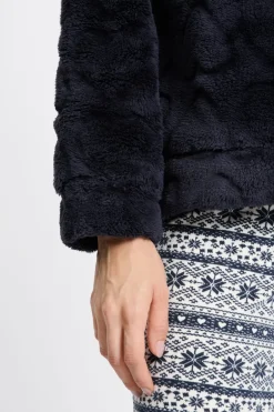 ETAM Los Pijamas Más Responsables|Pijamas 2 Y 3 Piezas|Conjunto de pijama de 2 piezas con estampado MARINO