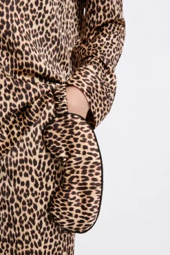 ETAM Los Pijamas Más Responsables|Pijamas 2 Y 3 Piezas|Conjunto de pijama de 2 piezas con estampado y antifaz IMP FD MARRON