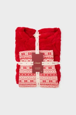 ETAM Los Pijamas Más Responsables|Pijamas 2 Y 3 Piezas|Conjunto de pijama de 2 piezas con estampado ROJO