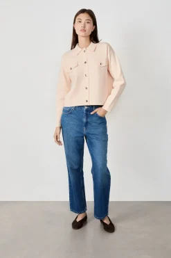 ETAM Básicos|Chaquetas|Cárdigan con botones dorados BEIGE