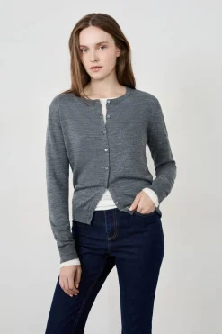 ETAM Básicos|Chaquetas|Cárdigan de lana GRIS