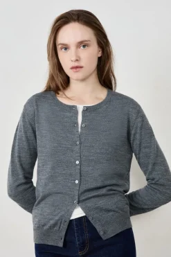 ETAM Básicos|Chaquetas|Cárdigan de lana GRIS