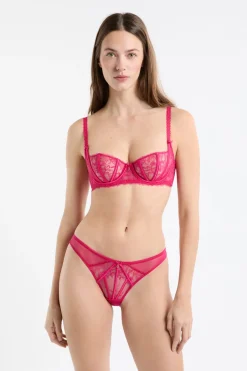 ETAM Braguitas Encaje|Braguita|Culotte en dentelle et satin PETUNIA