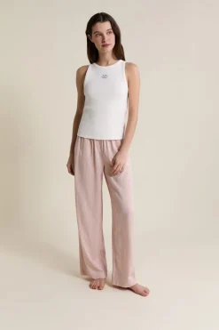 ETAM Los Pijamas Más Responsables|Partes De Arriba De Pijama|Débardeur de pyjama en coton ECRU