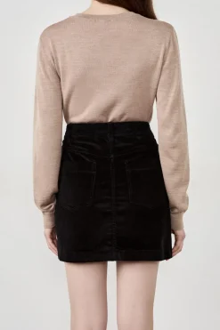ETAM Faltas Cortas|Faldas|Falda corta de terciopelo NEGRO