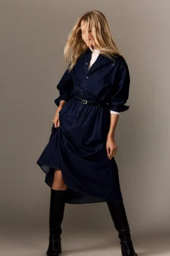 ETAM Faldas Largas|Faldas|Falda larga vaquera azul denim