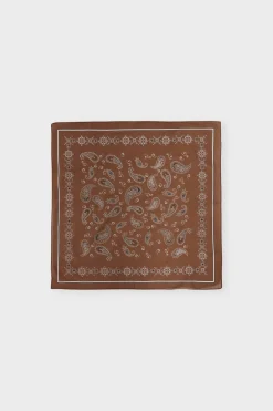 ETAM Bufandas Y Pañuelos|Foulard estampado de algodón CHOCOLATE