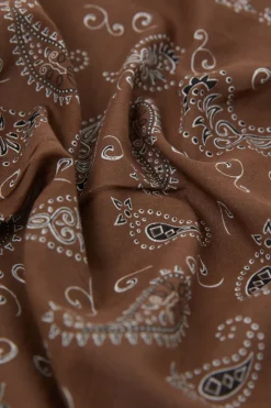 ETAM Bufandas Y Pañuelos|Foulard estampado de algodón CHOCOLATE