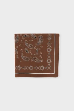 ETAM Bufandas Y Pañuelos|Foulard estampado de algodón CHOCOLATE
