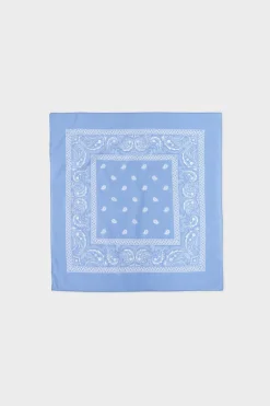 ETAM Bufandas Y Pañuelos|Foulard estampado de algodón AZUL CLARO