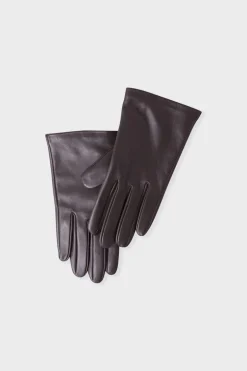 ETAM Guantes|Guantes con efecto piel CHOCOLATE