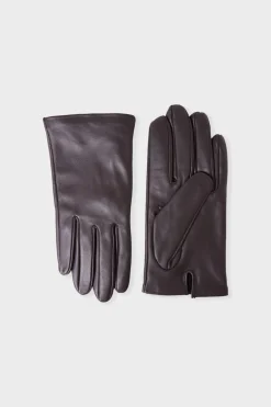 ETAM Guantes|Guantes con efecto piel CHOCOLATE