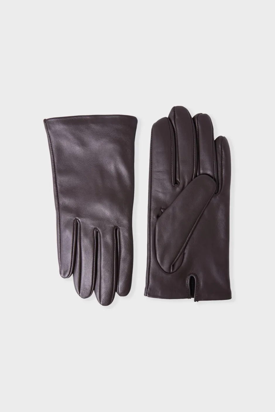 ETAM Guantes|Guantes con efecto piel CHOCOLATE
