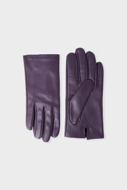 ETAM Guantes|Guantes de cuero MORADO
