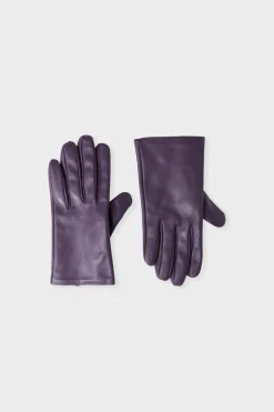 ETAM Guantes|Guantes de cuero MORADO
