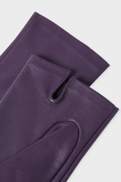 ETAM Guantes|Guantes de cuero MORADO