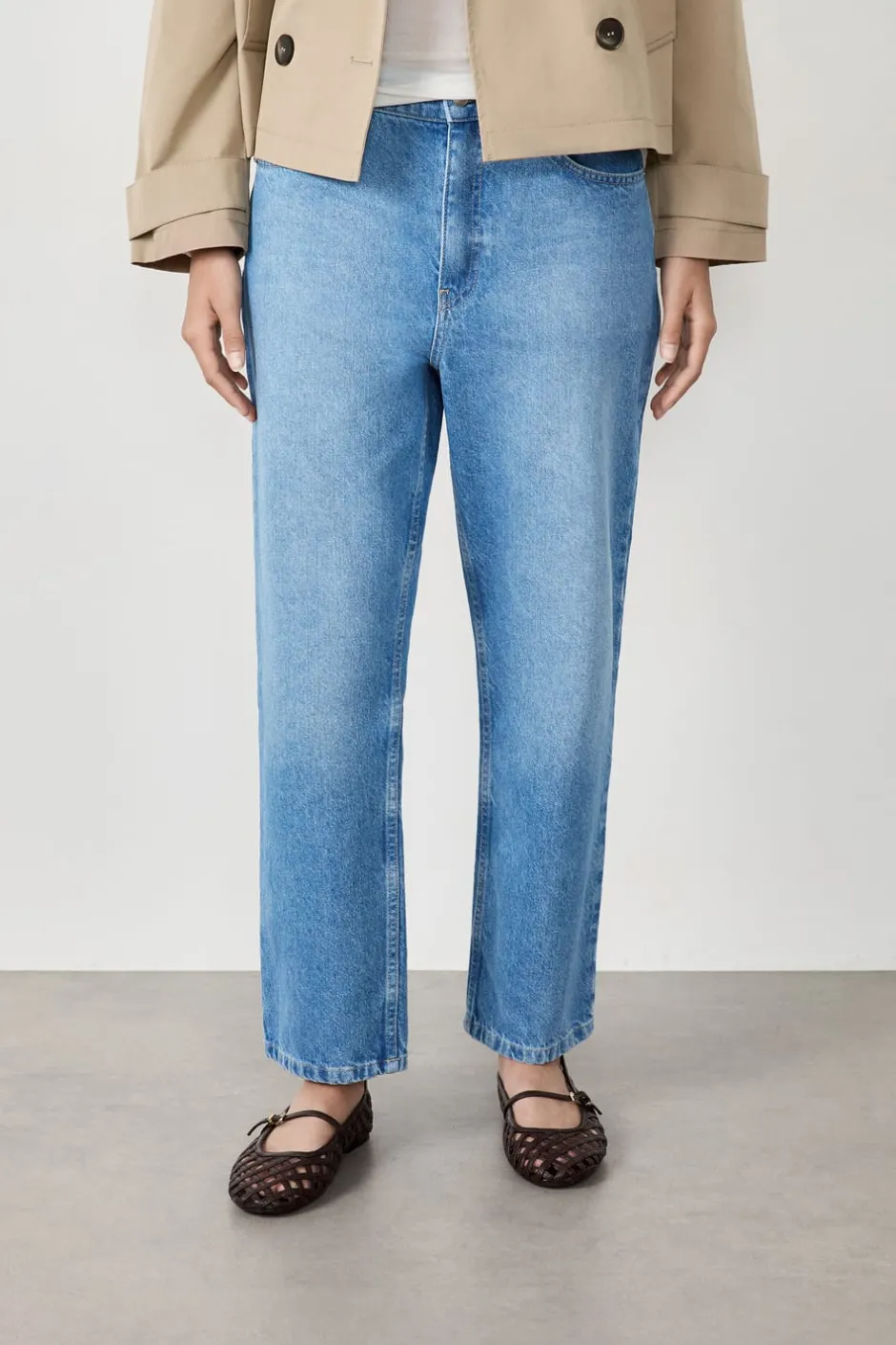 ETAM Corte Recto|Jeans rectos AZUL