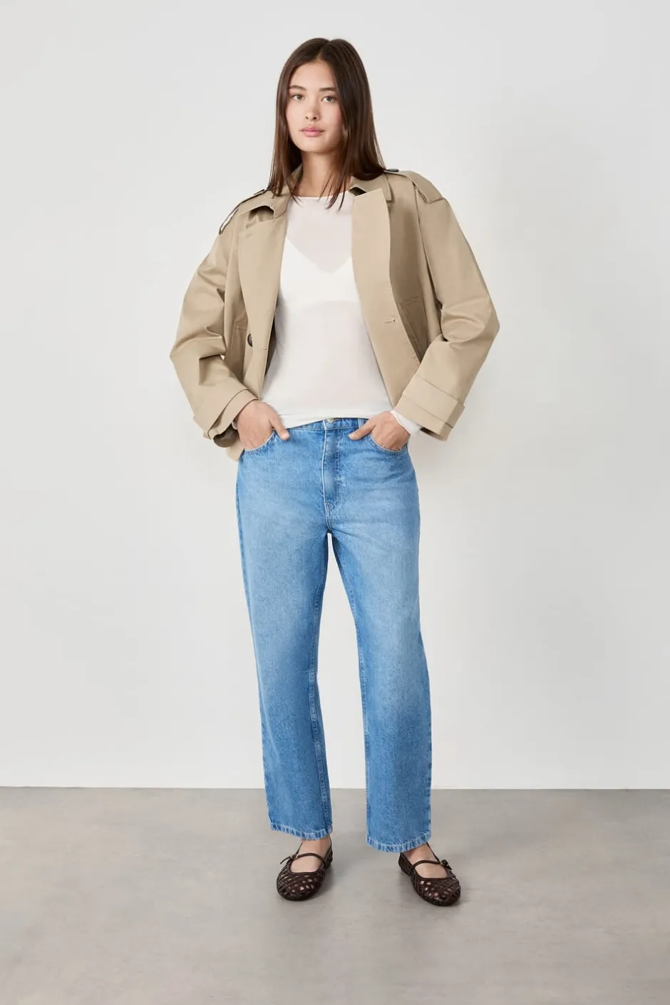 ETAM Corte Recto|Jeans rectos AZUL