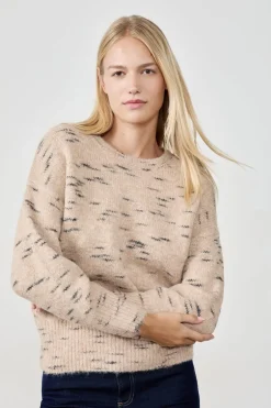 ETAM Jerséis|Cuello Redondo|Jersey de cuello redondo TAUPE