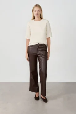 ETAM Cuello Redondo|Jerséis|Jersey de manga corta ECRU