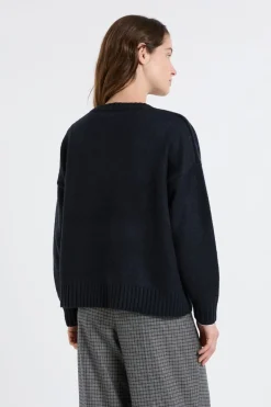 ETAM Cuello Redondo|Jerséis|Jersey oversize de manga larga TINTA