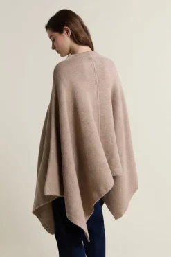 ETAM Sin Mangas|Cuello Alto|Jersey poncho liso GRIS